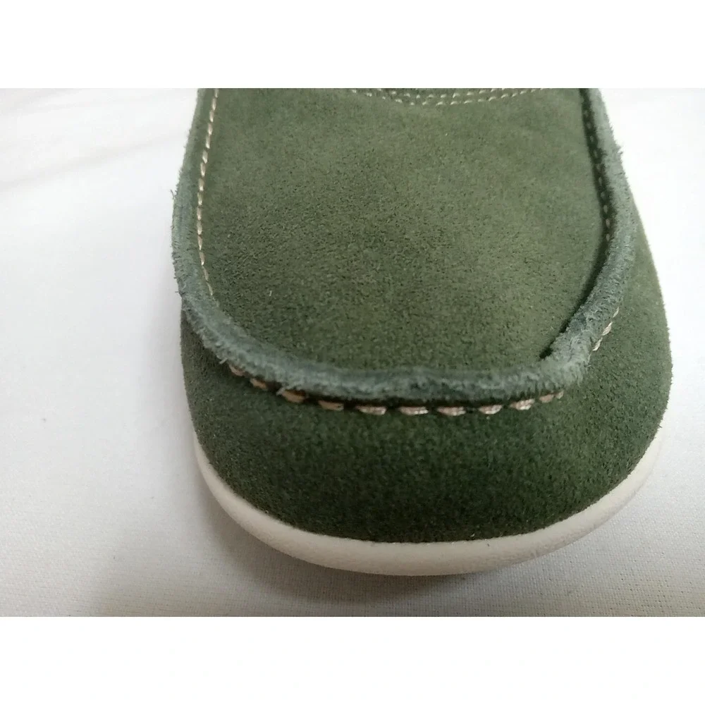 Spenco Shoes Womens 6.5 Siesta Via Green Camo Slide Clogs Suede Slip On Z2